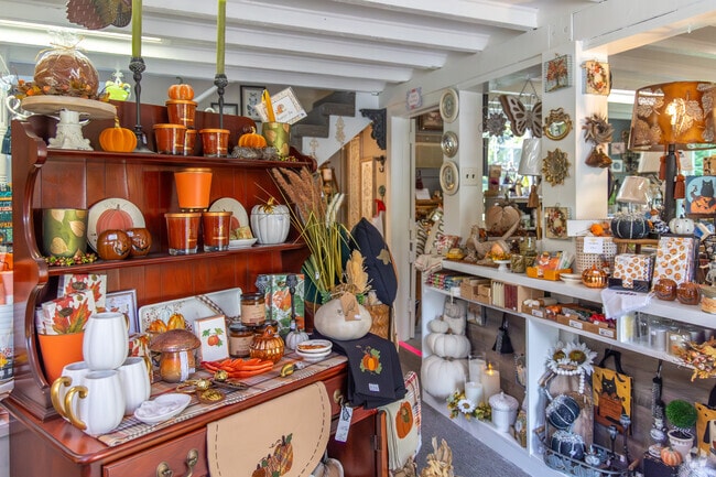 Residents can find seasonal essentials and knickknacks at The Beehive gift shop in Ashland.