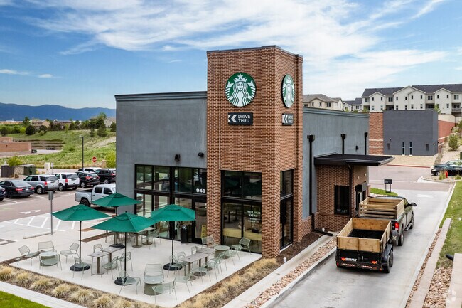 Enjoy a fresh coffee at your favorite Starbucks in Gleneagle, Colorado.