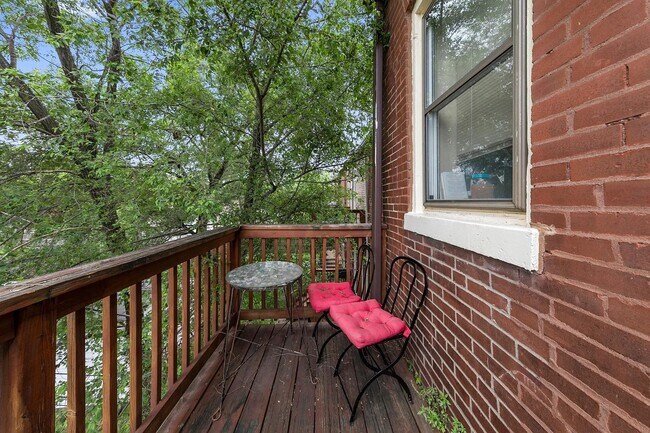 Private deck!