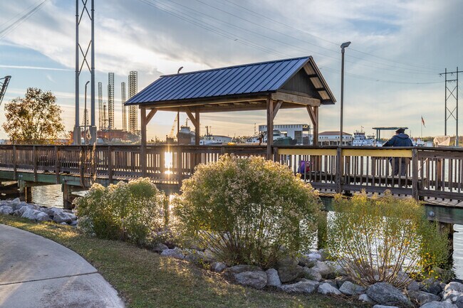 Lighthouse Park in Pascagoula is popular for fishing and boating along the Gulf.
