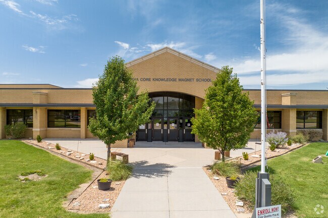 Younger kids can attend Minneha Core Knowledge Elementary School.
