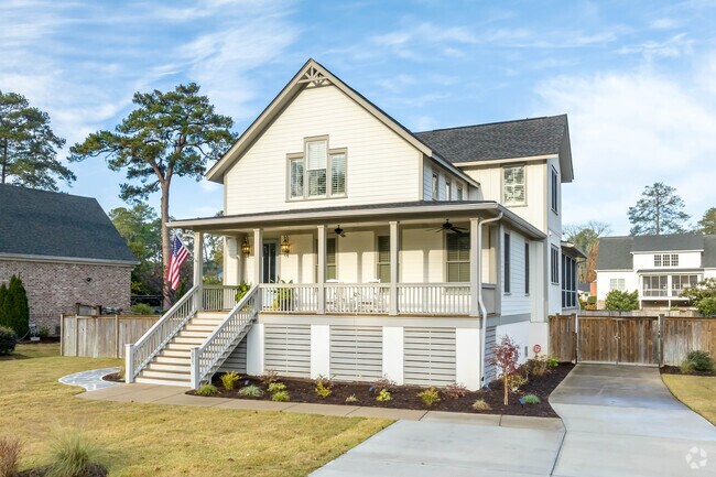 Some residents have renovated farm styled homes in Lake Katherine.