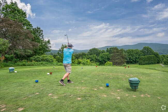 Golfers of Windsor tee it high and let it fly at John P. Larkin Country Club.