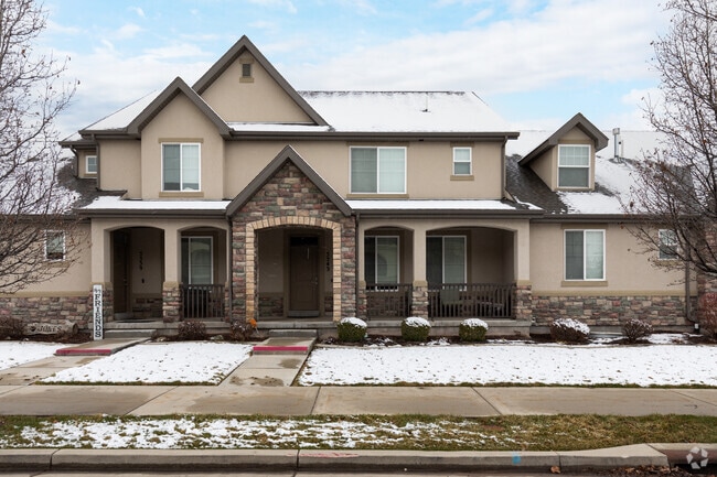 Many townhomes in Highland look like single-family homes at first glance.