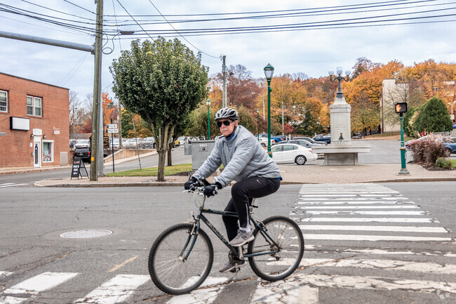 West Southington has many quiet roads and scenic routes where people can enjoy biking.
