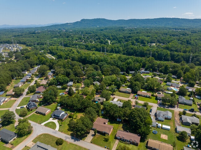 Most of Berea has excellent views of Paris Mountain.