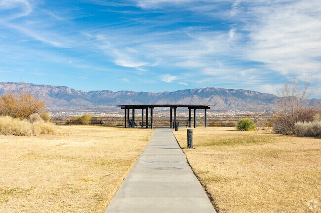 West Bluff Park overlooks the entire city of Albuquerque, including Ladera Heights.
