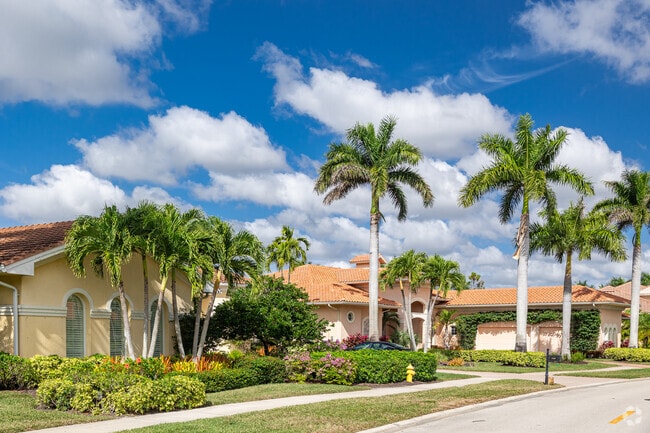 Homes in Olde Cypress are built in a variety of styles, including Mediterranean.
