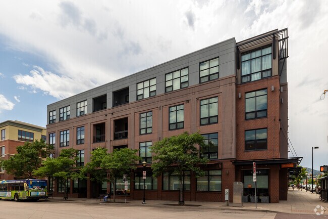 Contemporary Apartments make easy living in Downtown Boulder.