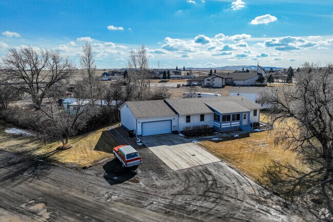 It's common to find homes in Havre with large open space around them.