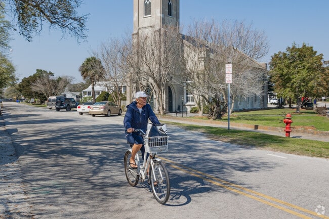 Sullivan's Island locals love to commute by bike on the island.