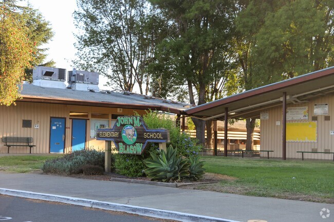 A wide shot for John Blacow Elementary School.