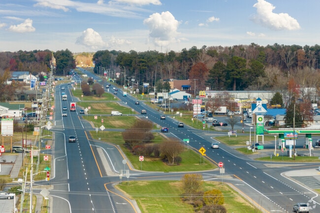 Route 311 in Selbyville is home to many restaurants and shops.