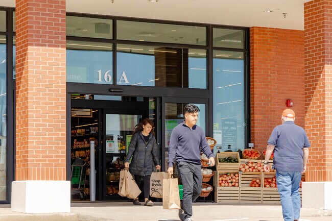 The Amazon Fresh store is one of the few grocery stores in Hoffman Estates.