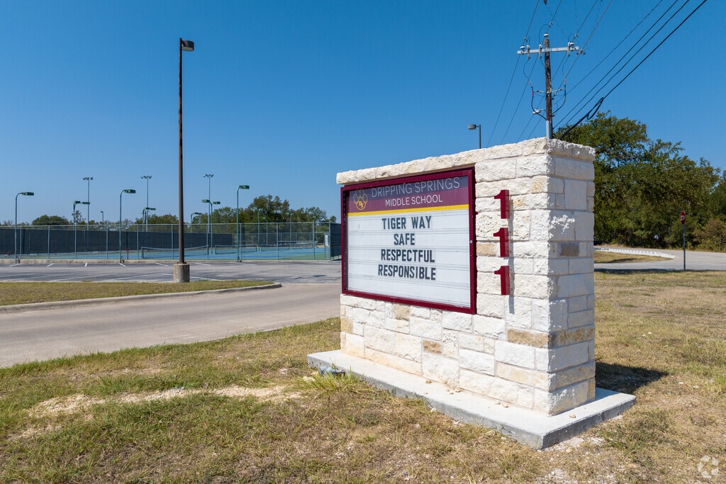 Dripping Springs Middle School serves the Dripping Springs community.
