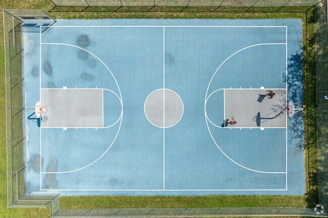 Goodling Park's well-maintained basketball court sees a lot of friendly pick-up games.