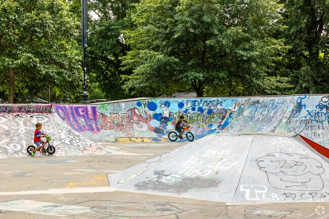 The Skate bowl at Shunga Glen Park can be challenging and fun for the family.