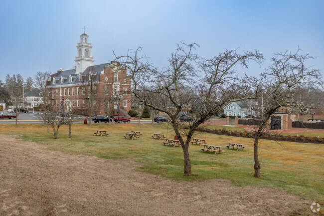 Abigail Adams Middle School in Weymouth is situated just by the Town Hall.