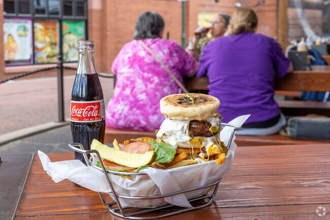 Diablo Burger serves delicious burgers on English muffins, near Cherry Hill.