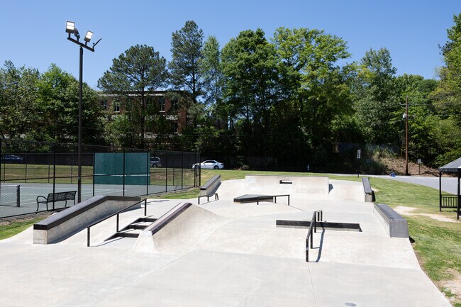 The skate park in Hapeville Georgia can be a popular place to see some great skating tricks.