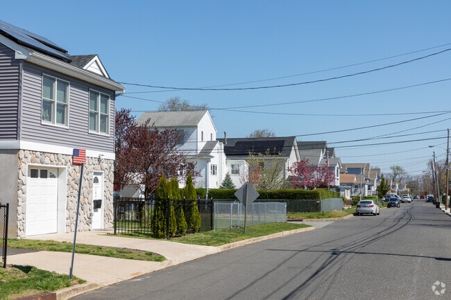 Home style vary along streets in Port Monmouth.
