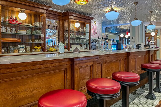 Grab an old-fashioned milkshake at Hinkle's Restaurant in Columbia.