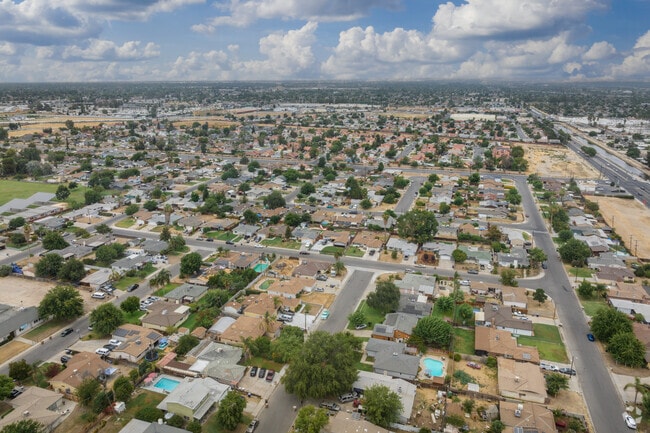 Many homes feature pools to stay cool in the South Wible Orchard neighborhood.