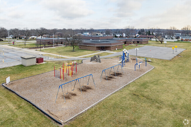 Allen Elementary School main playground and play area.