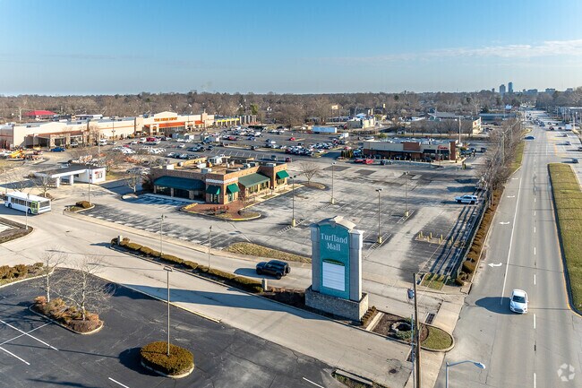 Turfland Mall in Garden Springs has a variety of major retailers and restaurants.