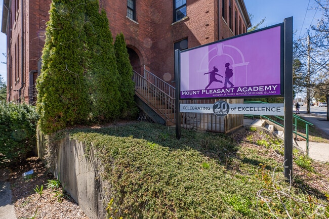 Mount Pleasent Academy in Providence, Rhode Island.