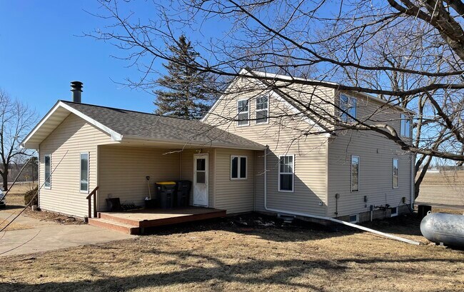 Rear view of house looking north west