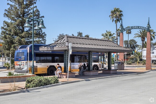The Louis Orlando  Transit center is on the corner of Louis Lane & Orlando Ave. in Roseville.
