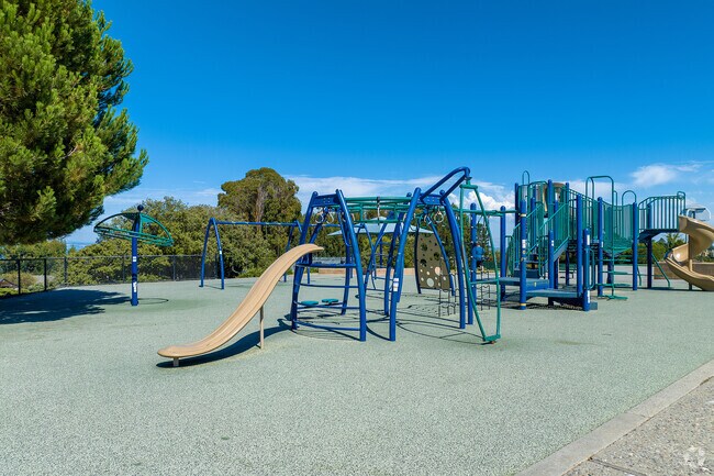 Mills Estates has several parks and playgrounds.