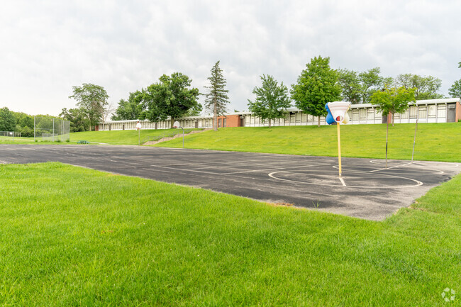 Madison Elementary black top play area.