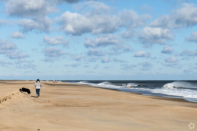 Fenwick Island's beach along the Atlantic Ocean is fantastic for leisurely strolls.