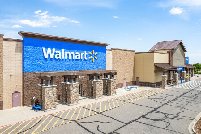 The Walmart Supercenter On Quebec St is the closest retail option for The Villages at Riverdale.