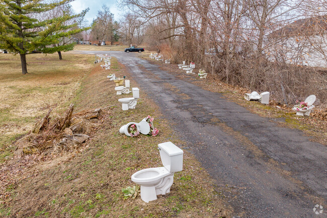 Potsdam is known for its many unique Toilet Garden parks throughout the city.