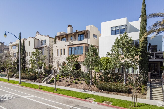 Modern, updated townhomes are common in Playa Vista.