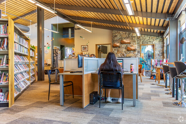 The Nederland Community Library's goal is to improve personal and community development.