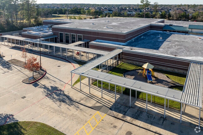 A playground where the smaller children can run and play.
