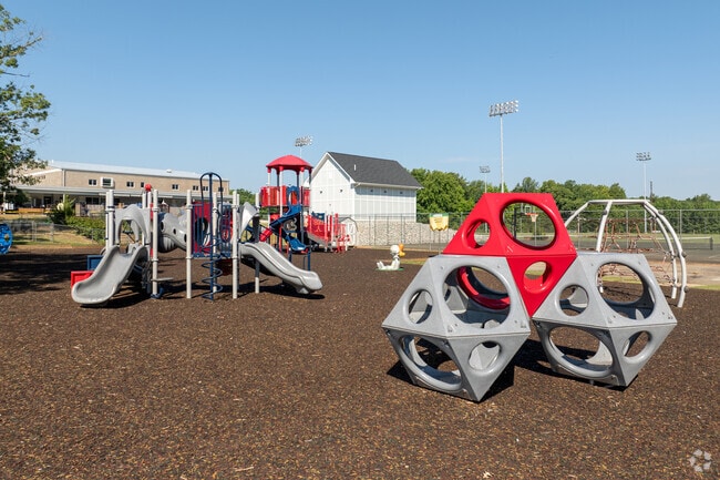 The playground at The Blessed Sacrament Huguenot School.