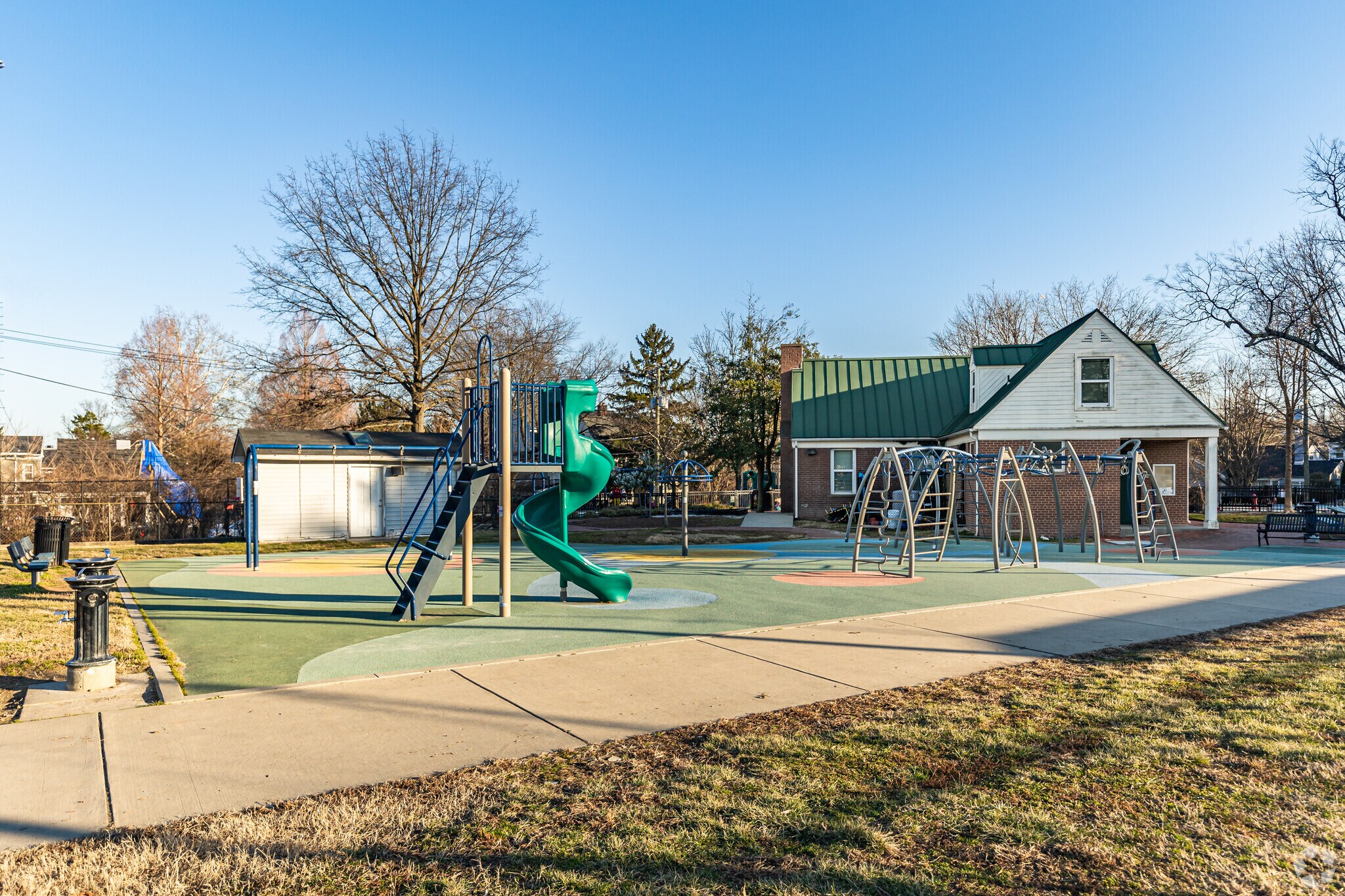 Children in Friendship Heights love the playground at the Chevy Chase Recreation Center.