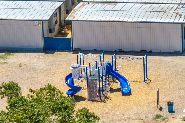 The playground at Firebaugh Community Day School in Firebaugh.