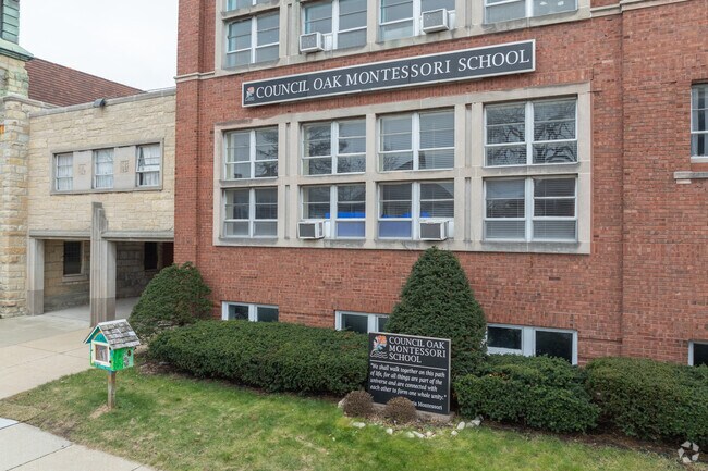 Council Oak Montessori School challenges and encourages children to learn.