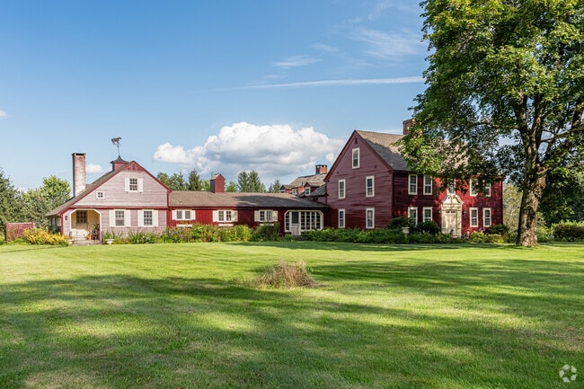Colonial homes are scattered through town, but most common near Bolton Green Historic District.