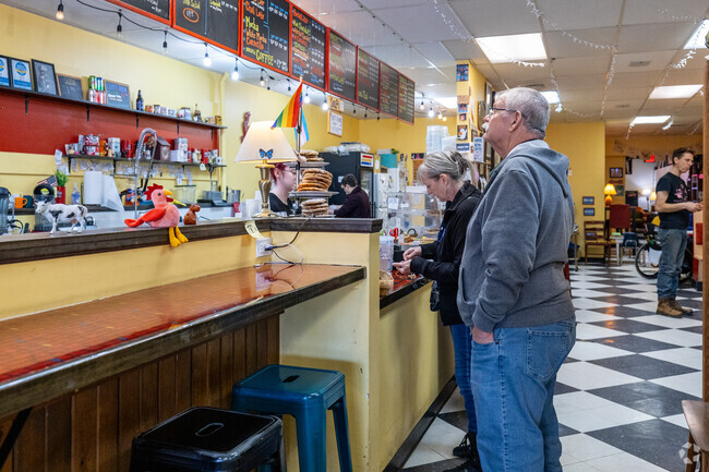 Enjoy your favorite coffee drink at Red Rooster Coffee House in downtown Aberdeen.