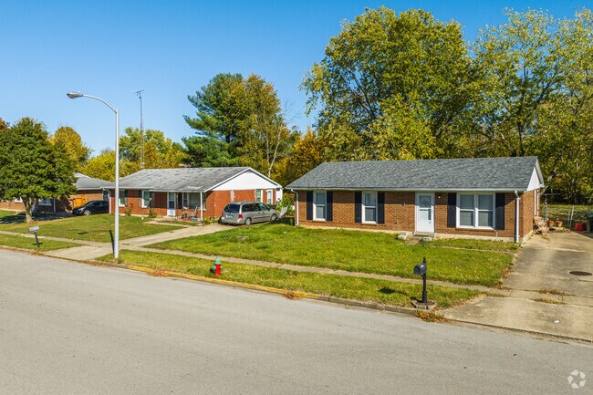 Ranch-style brick homes are prevalent in the neighborhood of Mt. Vernon.