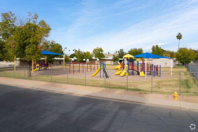 Hale Elementary in Mesa includes multiple playgrounds on campus.