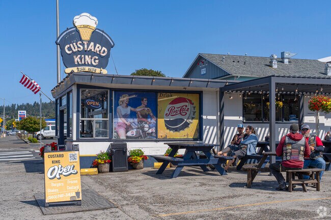Custard King is a local favorite for frozen custard on a sunny day.