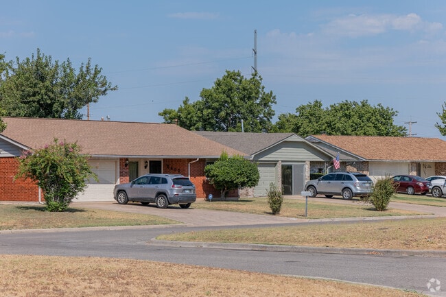 Homes in Crosby Park sit on cozy, well maintained lots.